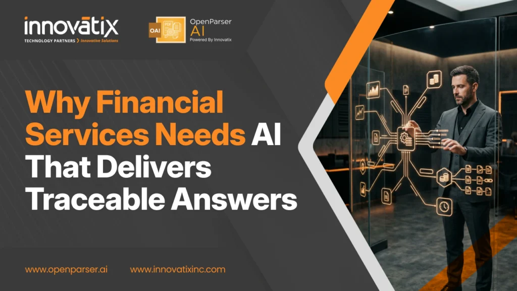 Why Financial Services Needs AI That Delivers Traceable Answers